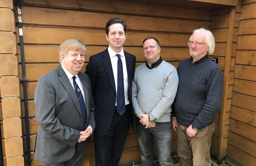 Alex Burghart MP with members of West Horndon Parish Council