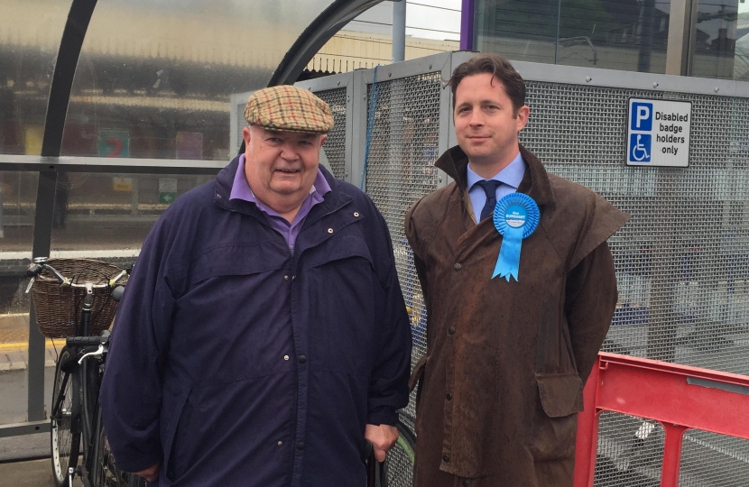 Alex Burghart MP and Jim Hoare, Brentwood Access Group