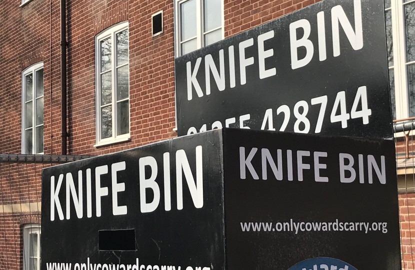Brentwood Knife Bin