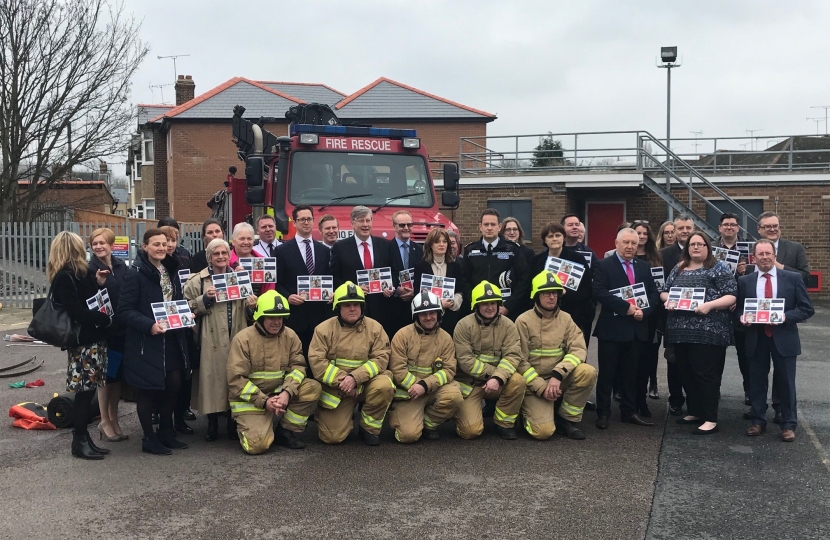 Alex Burghart MP attends launch of Essex Fire and Rescue Plan 