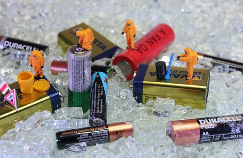 Dispose of your old batteries wisely