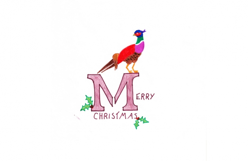 2020 Christmas Card Runner Up - Eden, Moreton Primary 