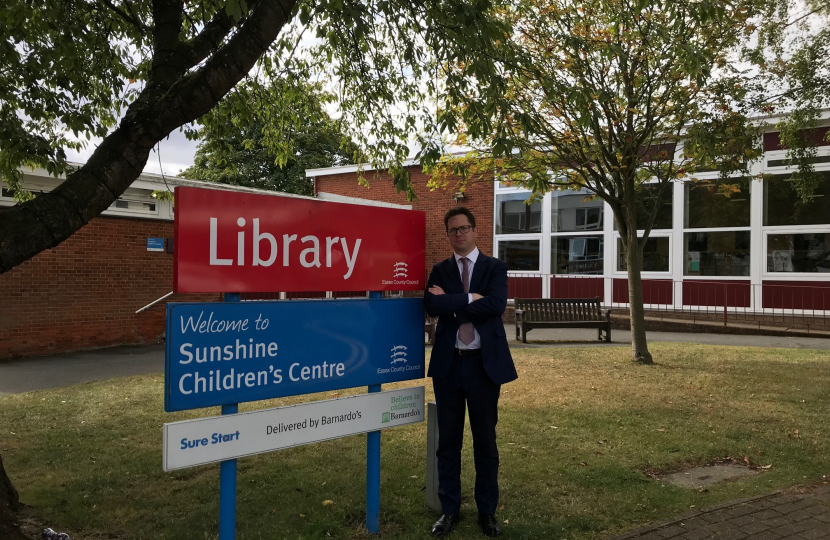 Alex Burghart at Shenfield Library