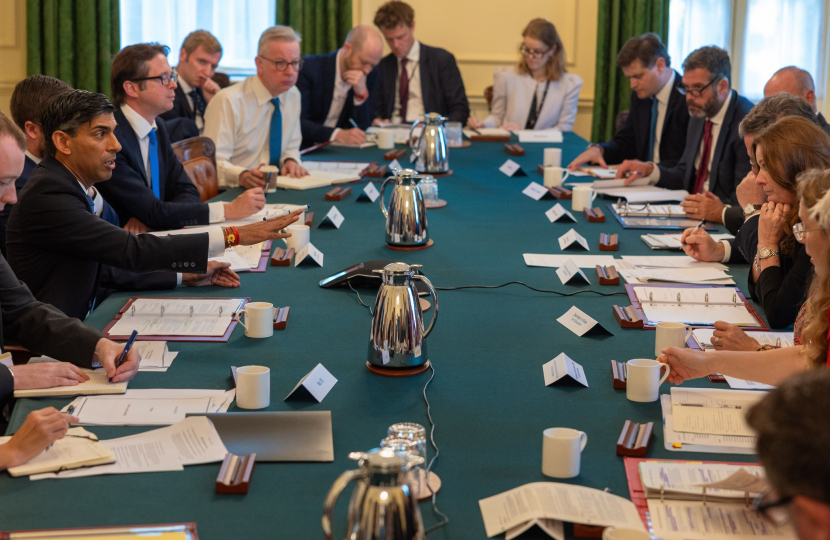 Alex Burghart MP in meeting with DfE and Prime Minister about RAAC