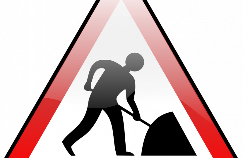 Pixabay - Roadworks roadsign