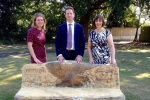 Alex Burghart MP with Cllrs Cat Tierney and Maria Pearson