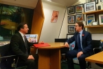 Alex Burghart with Nigel Huddlestone MP