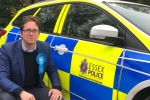 Alex Burghart MP supporting Police