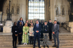 Alex Burghart MP in Westminster Hall with Brentwood County High School