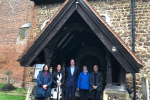 Alex Burghart MP visits St Mary The Virgin Church, Fryerning