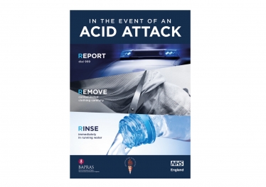 NHS Advice on Acid Attacks