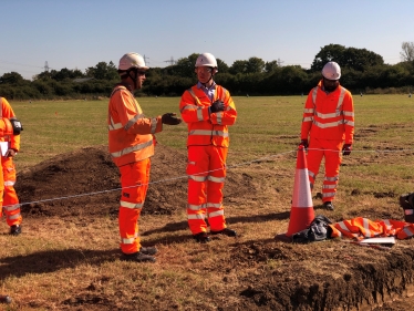 Meeting archaeologists at the Lower Thames Crossing test trenches