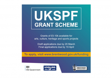 UKSPF funding graphic Brentwood Borough Council