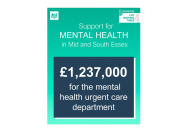 CCHQ Mid and South Essex Mental Health Funding